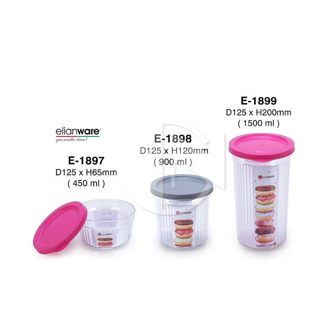 E1897~E1899<BR>Plastic Airtight Container<br>干粮封密罐